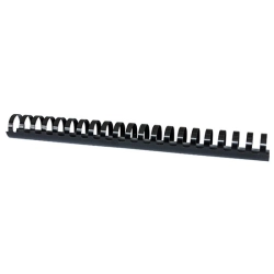 Grzbiety do bindowania OFFICE PRODUCTS A4 28,5mm (270 kartek) 50 szt. czarne-626265