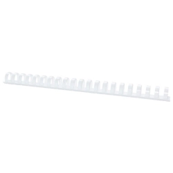 Grzbiety do bindowania OFFICE PRODUCTS A4 22mm (210 kartek) 50 szt. białe-626256