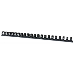 Grzbiety do bindowania OFFICE PRODUCTS A4 19mm (165 kartek) 100 szt. czarne-626253
