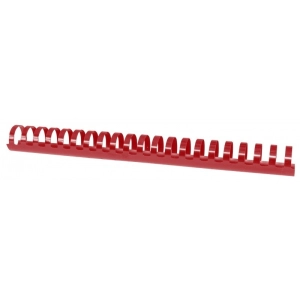 Grzbiety do bindowania OFFICE PRODUCTS A4 28,5mm op.50 - czerwone