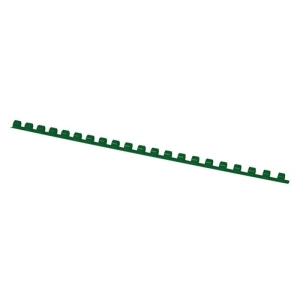 Grzbiety do bindowania OFFICE PRODUCTS A4 8mm (45 kartek) 100 szt. zielone-626244