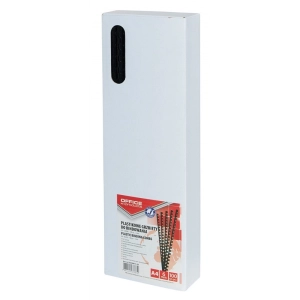 Grzbiety do bindowania OFFICE PRODUCTS A4 6mm op.100 - czarne-270277