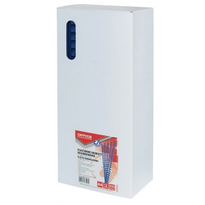 Grzbiety do bindowania OFFICE PRODUCTS A4 12mm op.100 - niebieskie-270279