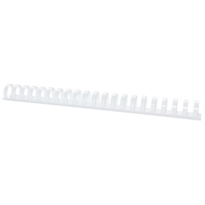 Grzbiety do bindowania OFFICE PRODUCTS A4 25mm (240 kartek) 50 szt. białe-626260