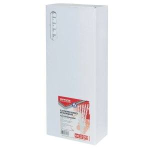 Grzbiety do bindowania OFFICE PRODUCTS A4 10mm op.100 - białe-270311