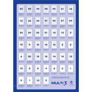 Etykiety MULTI 3 105x29mm (20) op.100 AP10502-270471