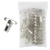 Klipsy do identyfikatorów OFFICE PRODUCTS z agrafką 12x30x16mm 100szt.-628158