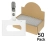 Identyfikator ARGO OPAK.50 holder z metalowym klipsem-270400
