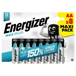 Baterie ENERGIZER Max Plus AA LR6 1,5V 8szt.