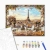 Malowanie po numerach BRUSHME 40x50 cm kawiarnia z widokiem na Wieżę Eiffla 1 szt. w pudełku-271048