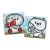 Diamentowa mozaika na magnesie IDEYKA 9x9 cm, kids, pingwin i niedźwiadek, 2 szt.-271068