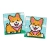 Diamentowa mozaika na magnesie IDEYKA 9x9 cm, kids, zabawne psy, 2 szt.-271076