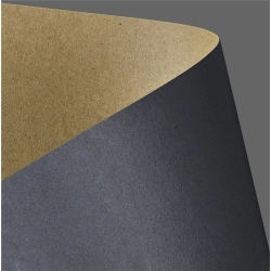 Papier ozdobny karton GALERIA PAPIERU A4 275g. op.20 - kraft granatowy