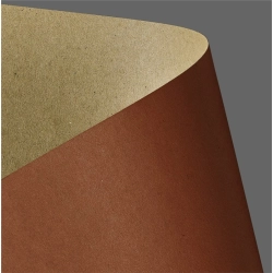 Papier ozdobny karton GALERIA PAPIERU A4 270g. op.20 - kraft czerwony