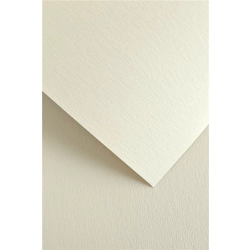 Papier ozdobny karton GALERIA PAPIERU A4 180g. op.20 - czerpany kremowy