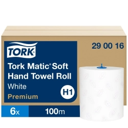 Ręcznik w roli TORK Matic System H1 100m op.6 - biały 290016