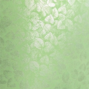 Papier ozdobny karton GALERIA PAPIERU A4 250g. op.20 - liście jasno zielony