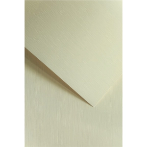 Papier ozdobny karton GALERIA PAPIERU A4 180g. op.20 - batyst kremowy