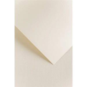 Papier ozdobny karton GALERIA PAPIERU A4 220g. op.20 - kratka kremowa