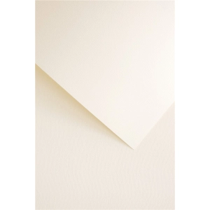 Papier ozdobny karton GALERIA PAPIERU A4 220g. op.20 - len kremowy