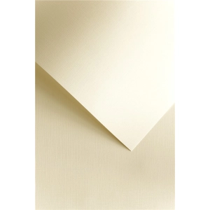 Papier ozdobny karton GALERIA PAPIERU A4 240g. op.20 - płótno kremowe
