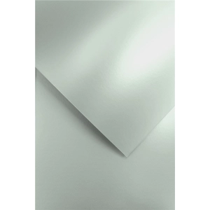 Papier ozdobny karton GALERIA PAPIERU A4 270g. op.20 - millenium srebrny