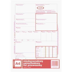 Druk MiP 800-2 CMR A4 80kartek 1+4 międzynarodowy list przewozowy-689768