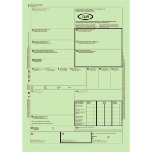 Druk DOTTS CRM międzynarodowy list przewozowy A4 80 kartek 1+3 10-800-1-273915