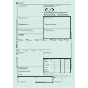 Druk DOTTS CRM międzynarodowy list przewozowy A4 80 kartek 1+3 10-800-1-273916