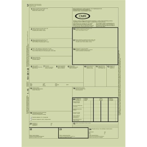 Druk DOTTS CRM numerowany międzynarodowy list przewozowy A4 80 kartek 1+4 10-800-2N-273919
