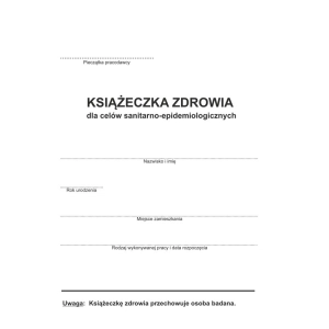 Druk DOTTS książeczka zdrowia A6 16 kartek 10-530-5-273927