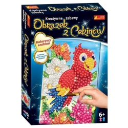 Zestaw kreatywny cekinowy obrazek Ranok-Creative - Papuga