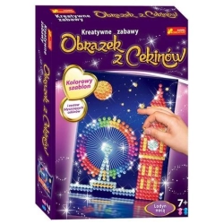 Zestaw kreatywny cekinowy obrazek Ranok-Creative - Londyn Nocą
