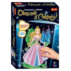 Zestaw kreatywny cekinowy obrazek Ranok-Creative - królewna