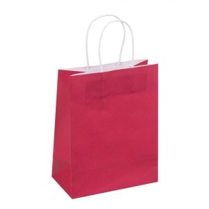 Torebka na prezenty DONAU HOME papierowa 18x23x10cm całoroczna jednolita - mix kolorów-275079