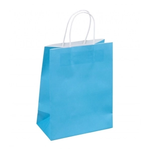 Torebka na prezenty DONAU HOME papierowa 18x23x10cm całoroczna jednolita - mix kolorów-275081