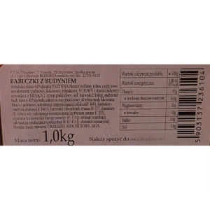 Ciastka babeczki z budyniem 1kg.-275177