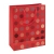 Torebka na prezenty DONAU HOME laminowana 25x30x10cm całoroczna sznurek - mix wzorów-275063