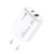 Ładowarka MEDIARANGE 25W, szybkie ładowanie, 1xUSB-C + 1xUSB-A, biały-275898