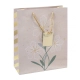 Torebka na prezenty DONAU HOME laminowana 25x30x10cm całoroczna sznurek - mix wzorów
