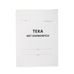 Akta osobowe KIEL-TECH A4 ABCD kartonowe 350g.-14254