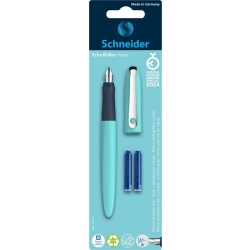Pióro wieczne SCHNEIDER Wavy, 2 naboje, mix kolorów, blister
