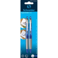 Długopis SCHNEIDER Loox, 2szt., blister, niebieski