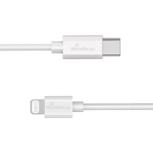 Kabel MEDIARANGE USB-C Apple Lightning, 1m, biały-276154