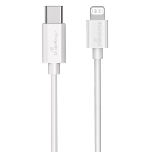 Kabel MEDIARANGE USB-C Apple Lightning, 1m, biały-276156