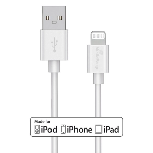 Kabel MEDIARANGE Apple Lightning, USB 2.0, 1,0m, biały-276188