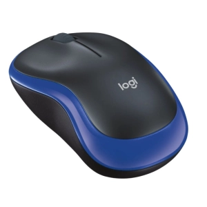 Mysz LOGITECH bezprzewodowa optyczna M185 czarno-niebieska 910-002239