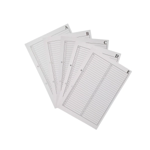 Akta osobowe KIEL-TECH A4 ABCDE kartonowe 350g OPAK.50-276299