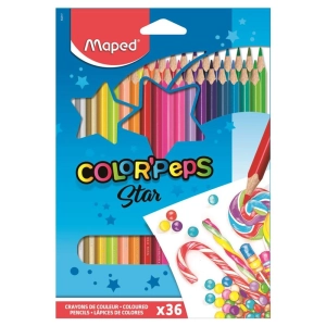 Kredki MAPED trójkątne COLORPEPS 36 kolorów 832017 832017-542710