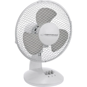 Wentylator ESPERANZA biurkowy ZEPHYR biało-szary EHF004WE